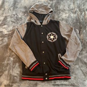 Star Wars Sith Letterman Jacket Mens Size Small